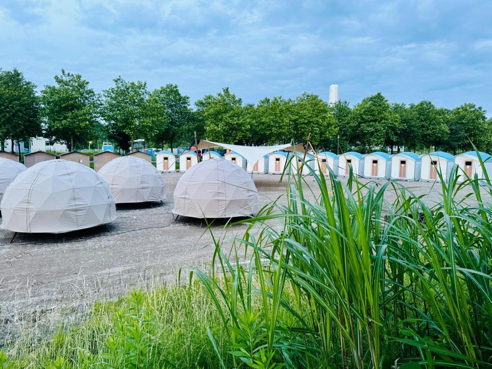 Glamping In Der Zeche Ewald Herten Herten  Kültér fotó