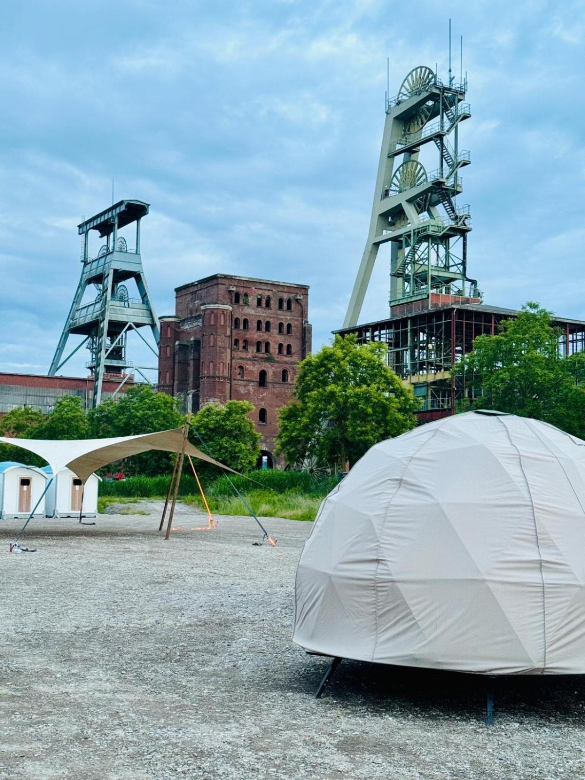 Glamping In Der Zeche Ewald Herten Herten  Kültér fotó